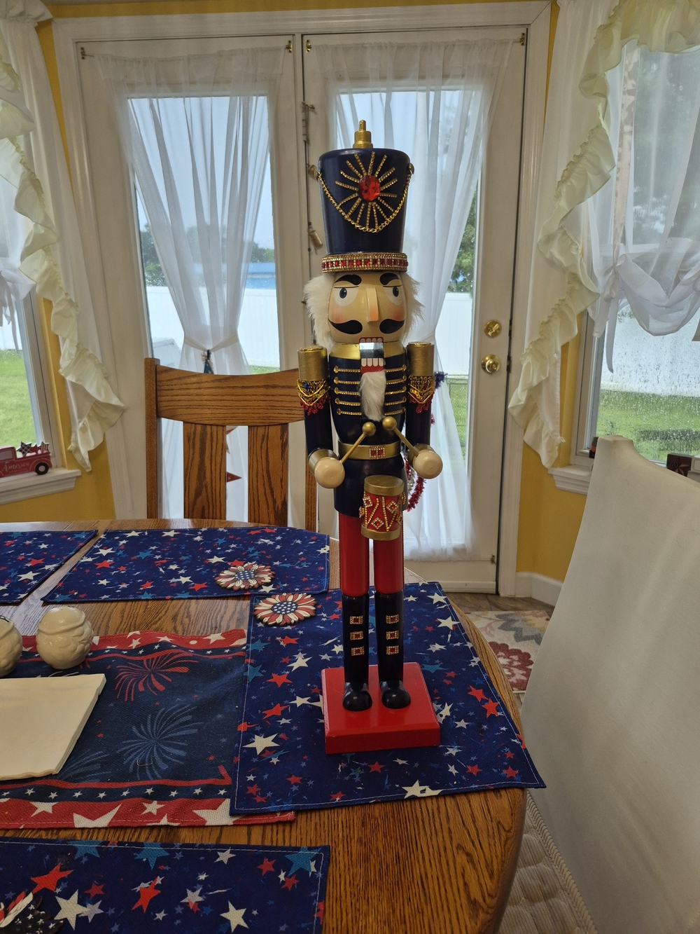 Nutcracker 24 Inches Tall Navy And Red